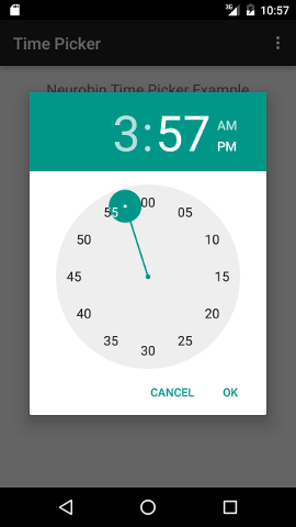 Time Picker Example by Neurobin#2